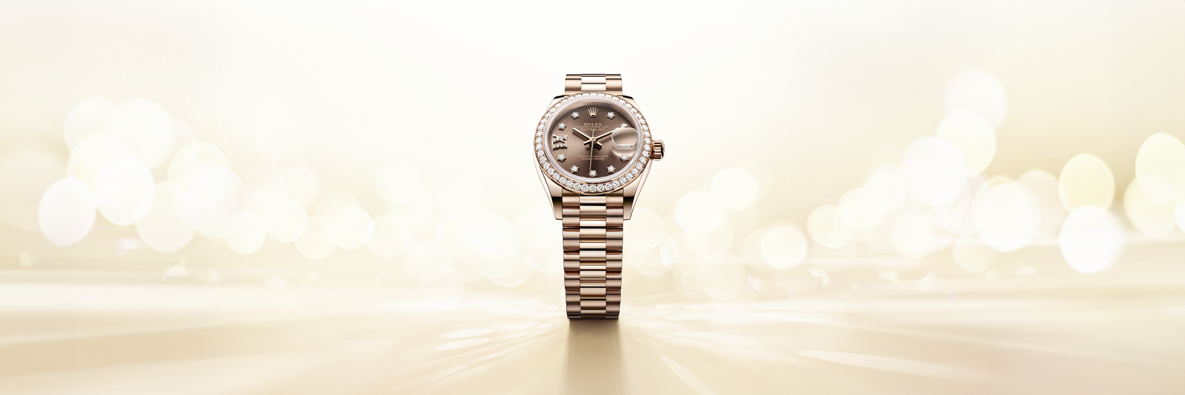 rolex Lady-Datejust in Rolesor bianco (combinazione di acciaio Oystersteel e oro bianco), M279384RBR-0004 - Boglietti Gioielliere